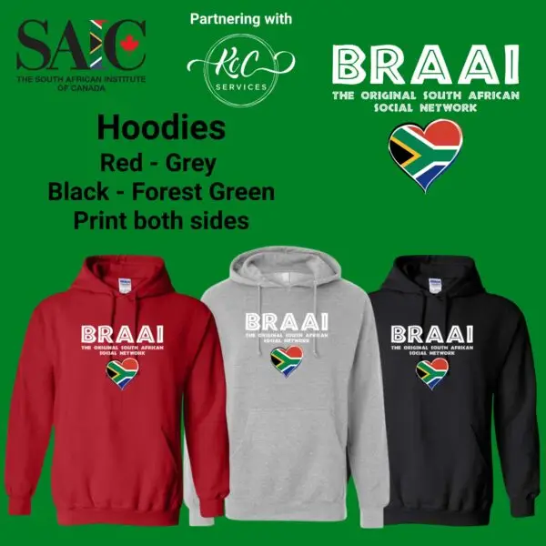 Premium Braai Hoodie – Celebrate South African Culture | The Original South African Social Network Hoodie