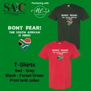 The South African Is Here! Bold & Proud T-Shirt
