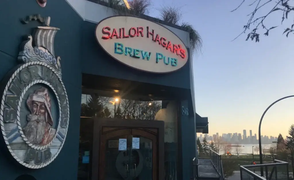Sailor Hagar’s Brew Pub in North Vancouver, venue for monthly South African pub nights and South African community events