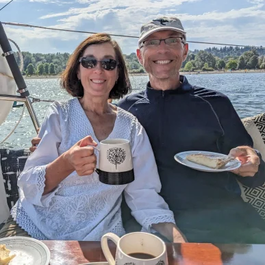 Brenda and Milktart.